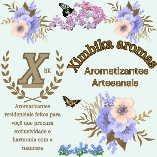 XIMBIKA AROMAS, AROMATIZANTES ARTESANAIS EM HARMONIA COM A NATUREZA.